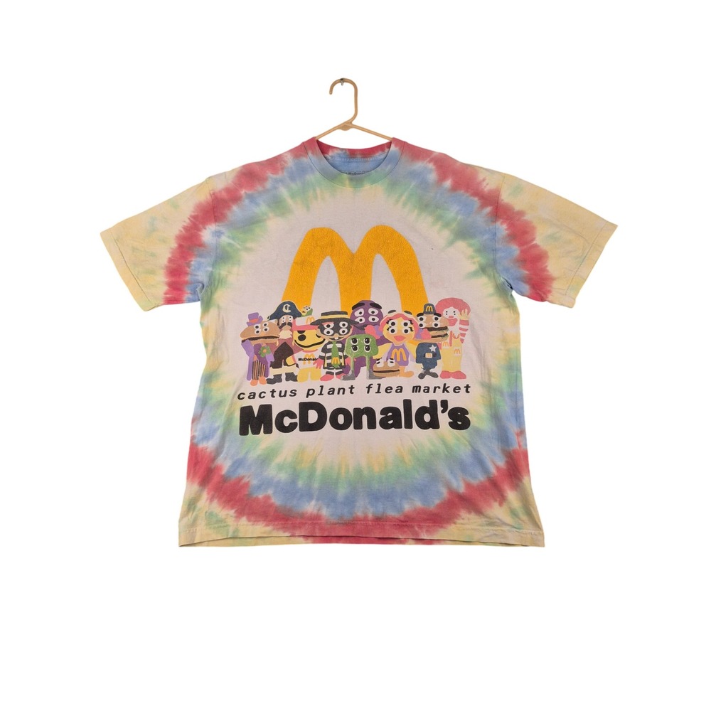 Cactus Plant Flea Market McDonald's Tie Dye Graphic T-Shirt Mens XL 2022 CPFM